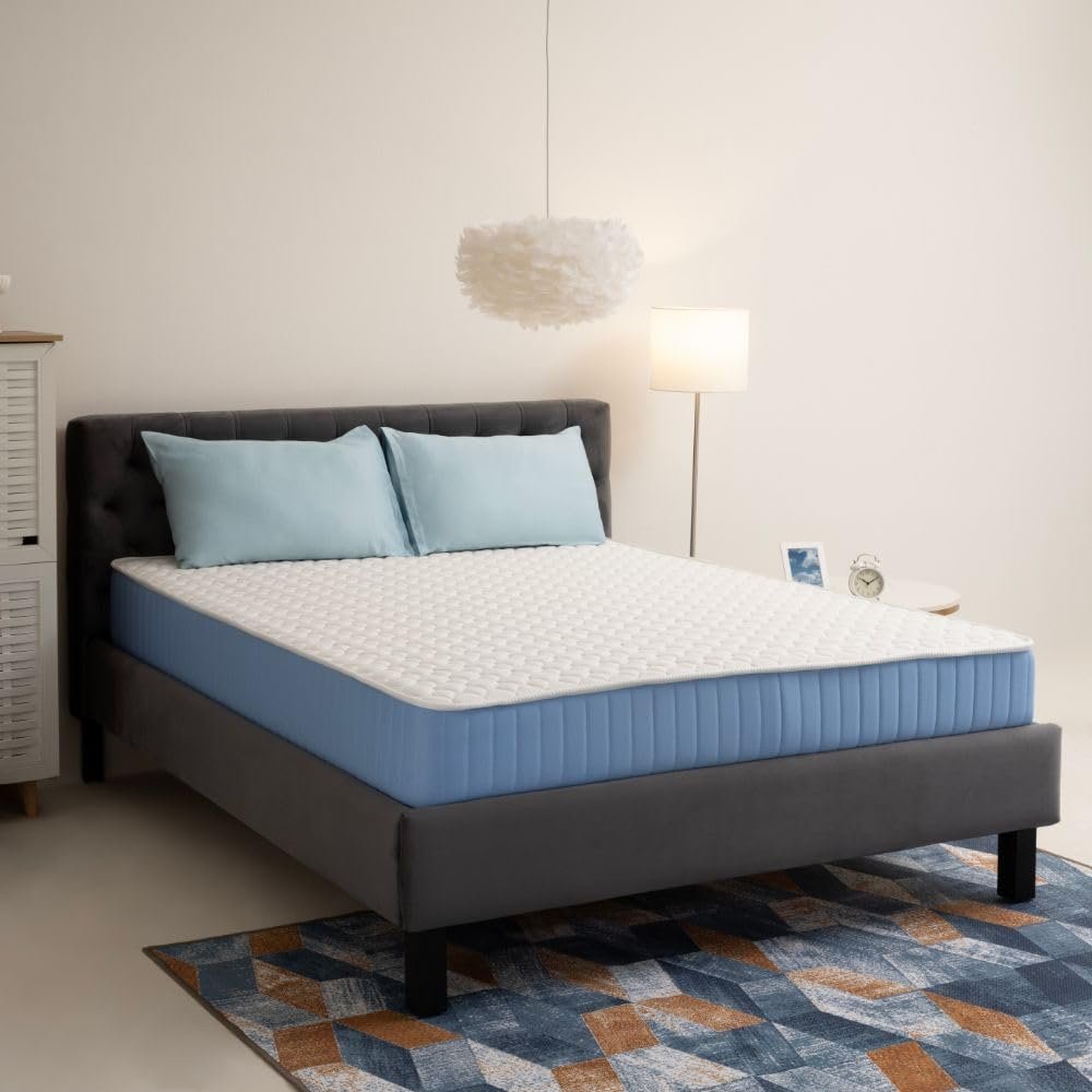 Wakefit XpertGRID King Size Double Bed Mattress | 3300+ Air Channels | Cooling Mattress | 10 Years Warranty (78x72x8 Inches, White) photo review