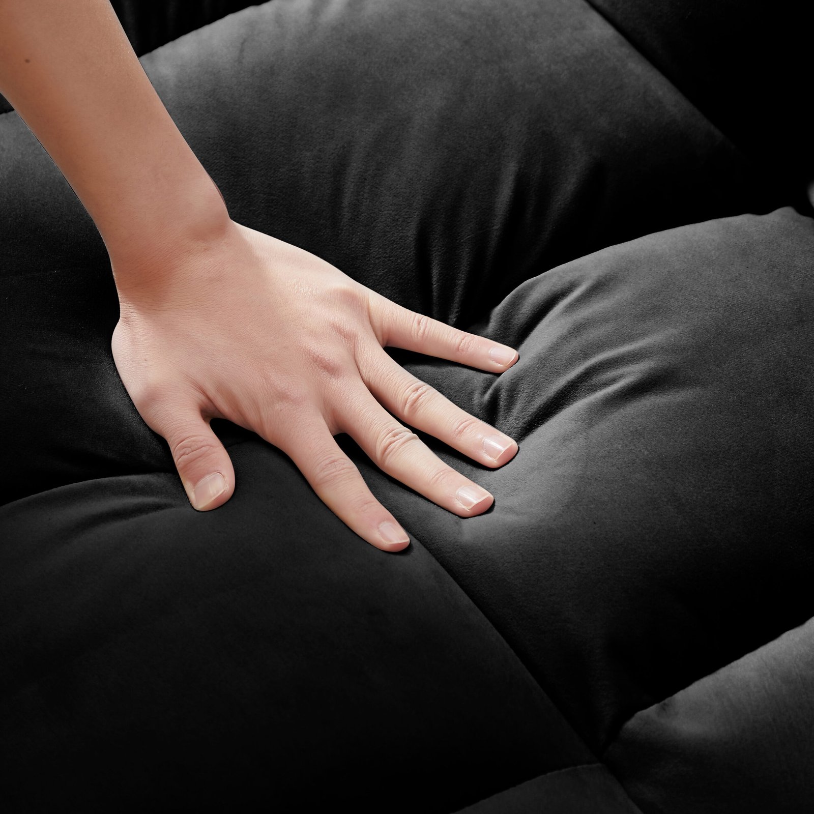 Sofa bed chair 3 in 1 convertible, recliner, single recliner, suitable for small Spaces with adjustable back black photo review