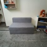 uberlyfe 3 Seater Sofa Cum Bed | Jute Fabric Washable Cover | 6' X 6' Feet photo review